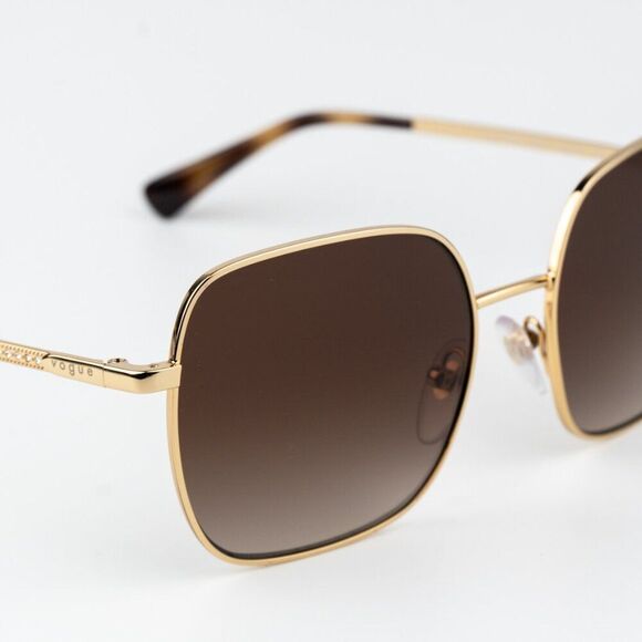 Vogue Women Sunglasses Gold Brown Gradient Square VO4175SB 280/1353 BRAND NEW main image 7